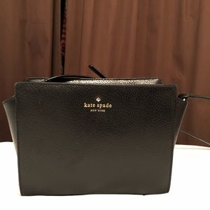 Black Kate Spade mini crossbody